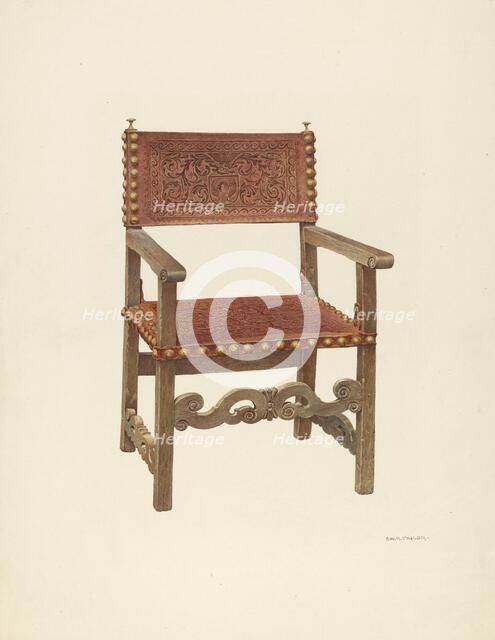 Armchair, 1941. Creator: Robert W.R. Taylor.