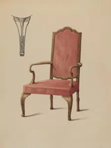 Armchair, 1935/1942. Creator: Carl Weiss