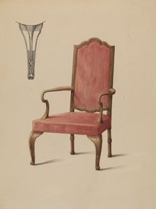 Armchair, 1935/1942. Creator: Carl Weiss