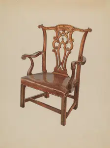 Armchair, 1936. Creator: Lorenz Rothkrantz