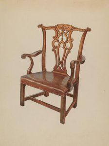 Armchair, 1936. Creator: Lorenz Rothkrantz