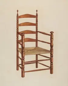 Armchair, 1939. Creator: Isadore Goldberg
