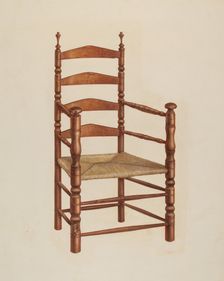 Armchair, 1939. Creator: Isadore Goldberg