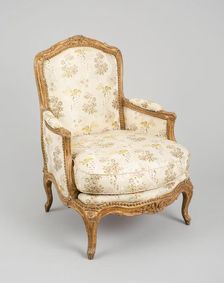 Armchair (Bergère à la Reine), France, 1750/65. Creator: Jacques Chenevat