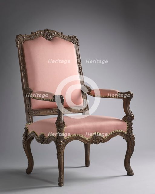 Armchair, c. 1715-1723. Creator: Unknown.