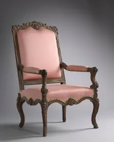 Armchair, c. 1715-1723. Creator: Unknown