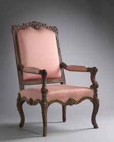 Armchair, c. 1715-1723. Creator: Unknown