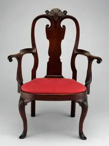 Armchair, c. 1740. Creator: Unknown