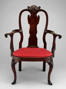 Armchair, c. 1740. Creator: Unknown