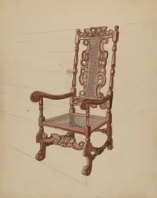 Armchair, c. 1936. Creator: Agnes Karlin