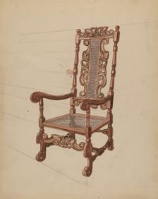 Armchair, c. 1936. Creator: Agnes Karlin