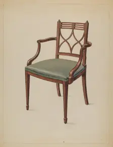 Armchair, c. 1936. Creator: Bernard Gussow