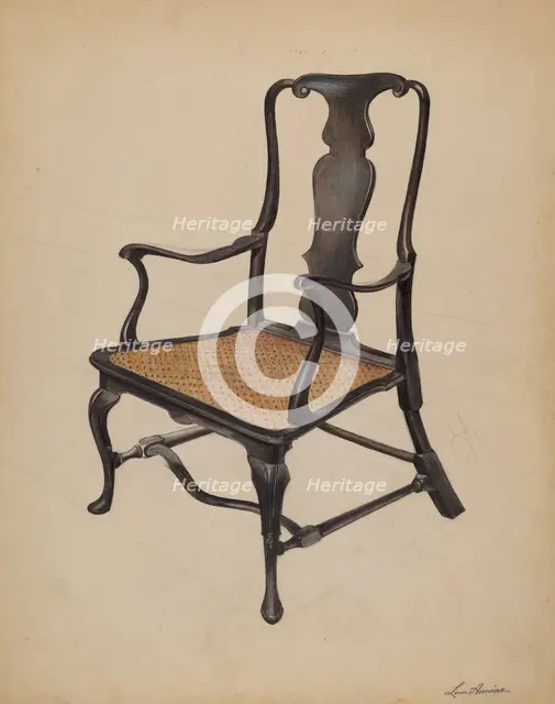 Armchair, c. 1936. Creator: Louis Annino.
