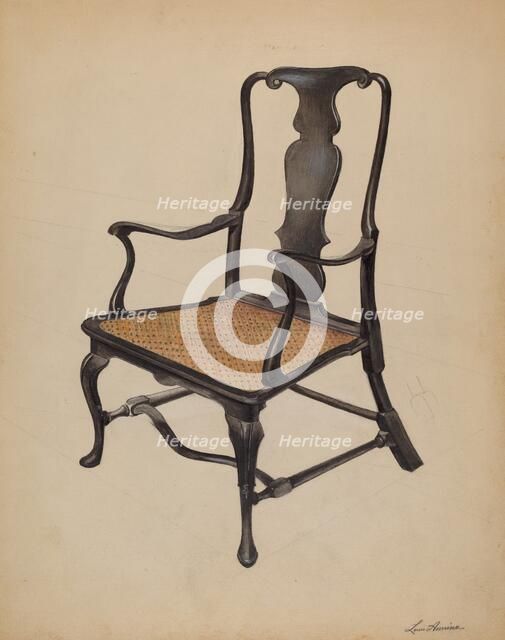 Armchair, c. 1936. Creator: Louis Annino.