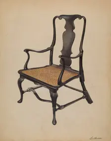 Armchair, c. 1936. Creator: Louis Annino