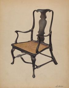 Armchair, c. 1936. Creator: Louis Annino
