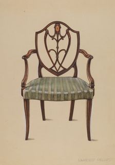 Armchair, c. 1936. Creator: Lawrence Phillips