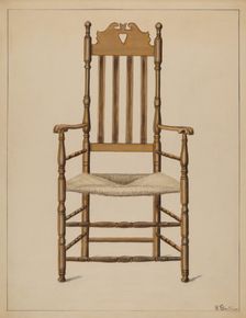 Armchair, c. 1936. Creator: Nicholas Gorid