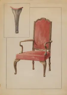 Armchair, c. 1936. Creator: Simon Weiss