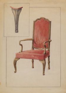 Armchair, c. 1936. Creator: Simon Weiss