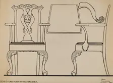 Armchair, c. 1936. Creator: Rolland Livingstone