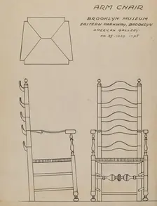 Armchair, c. 1937. Creator: Frank Wenger