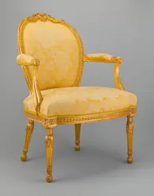 Armchair, England, 1770/75. Creator: Thomas Chippendale