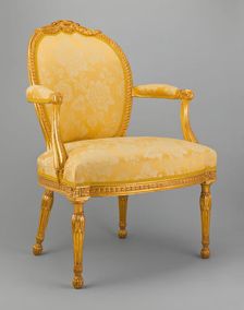 Armchair, England, 1770/75. Creator: Thomas Chippendale