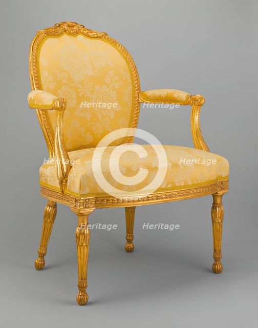 Armchair, England, 1770/75. Creator: Thomas Chippendale.