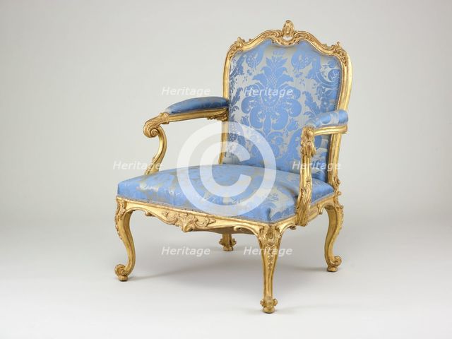 Armchair, England, c. 1765. Creator: Unknown.