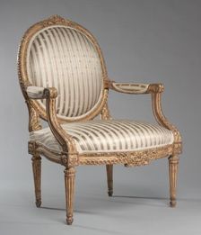 Armchair (Fauteuil), c. 1765. Creator: Jean-Baptiste II Tilliard (French, 1797)