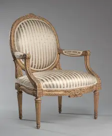 Armchair (Fauteuil), c. 1765. Creator: Jean-Baptiste II Tilliard (French, 1797)