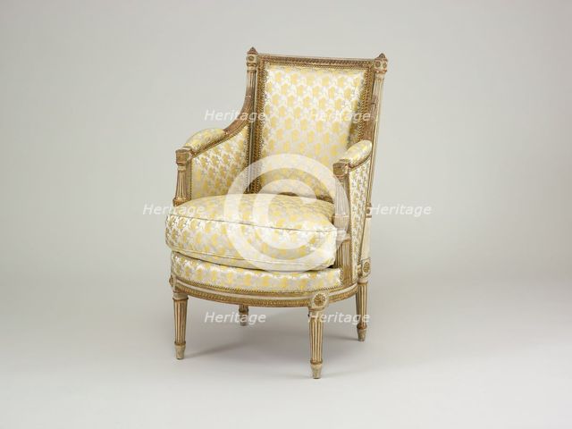 Armchair (one of a pair), Paris, 1780/85. Creator: Jean Avisse.