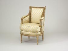 Armchair (one of a pair), Paris, 1780/85. Creator: Jean Avisse