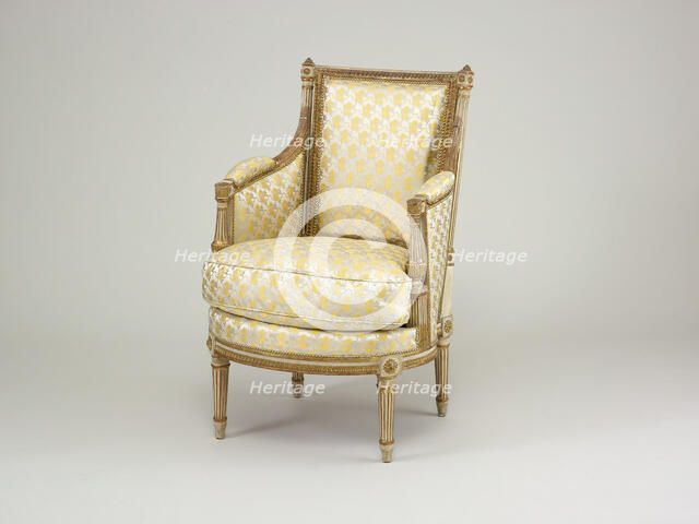 Armchair (one of a pair), Paris, 1780/85. Creator: Jean Avisse.