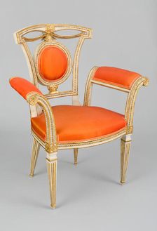 Armchair (one of two), Toscana, c. 1800. Creator: Unknown
