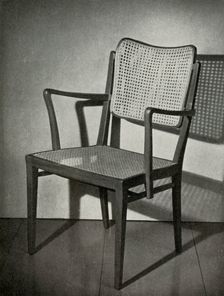 Armchair of polished mahogany, by Nils Enstrom made by AB Ferd. Lundquist & Co. 1949 Creator: Nils Enstrom