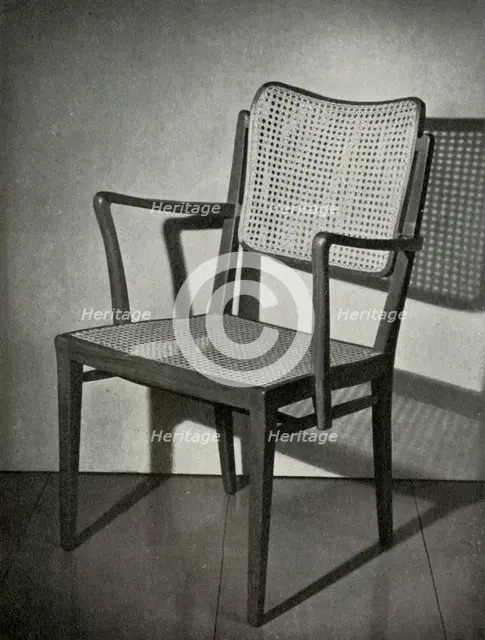 'Armchair of polished mahogany, by Nils Enstrom made by AB Ferd. Lundquist & Co.', 1949 Creator: Nils Enstrom.