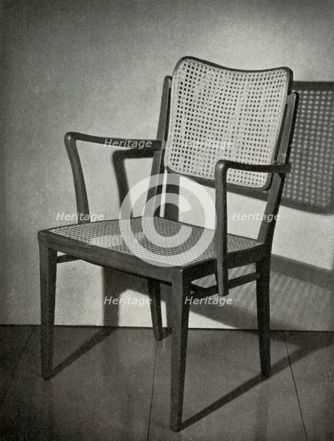 'Armchair of polished mahogany, by Nils Enstrom made by AB Ferd. Lundquist & Co.', 1949 Creator: Nils Enstrom.