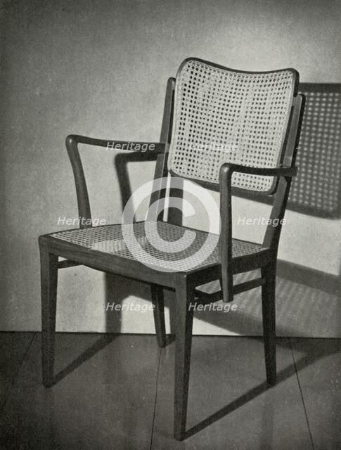 'Armchair of polished mahogany, by Nils Enstrom made by AB Ferd. Lundquist & Co.', 1949 Creator: Nils Enstrom.