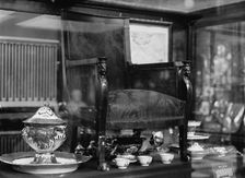 Armchair of the Marquis De Lafayette, In Smithsonian, 1913. Creator: Harris & Ewing