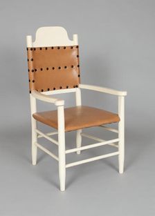 Armchair (part of a set), c. 1885. Creators: Matthew Meier, Ernest Hagen