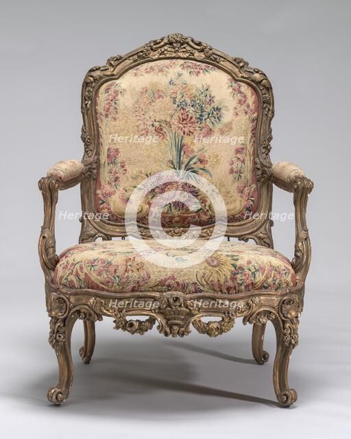 Armchair, probably c. 1830/1850. Creator: Unknown.
