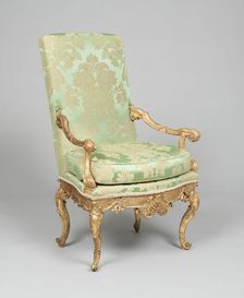 Armchair, Venice, c. 1745. Creator: Unknown