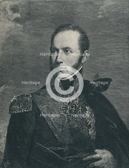 'Armand-Augustin-Louis De Caulaincourt - Duke of Vicenza', c1800, (1896). Artist: Gustave Kruell.