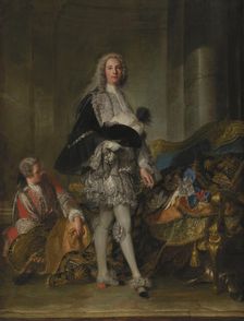 Armand de Vignerot du Plessis (1696-1788), Duke of Richelieu, Marshal of France, 1732. Creator: Nattier, Jean-Marc (1685-1766)