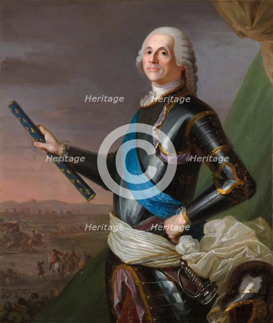 Armand de Vignerot du Plessis (1696-1788), Duke of Richelieu, Marshal of France. Creator: Anonymous.