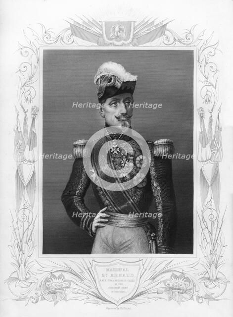 Armand-Jacques Leroy de Saint-Arnaud (1801-1854), 1857.Artist: DJ Pound