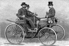 Armand Peugot's first motor car, 1890. Creator: Unknown