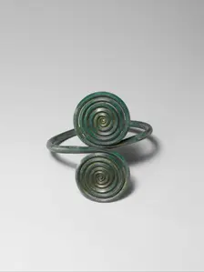 Armband with Spirals, European Bronze Age, 14th-12th century B.C. Creator: Unknown
